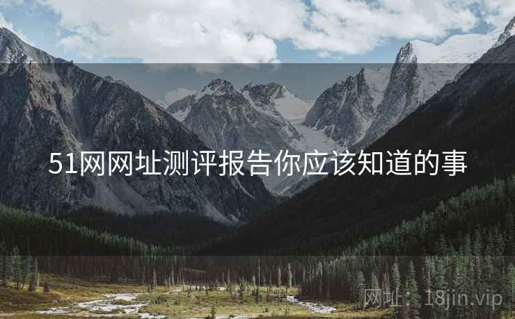51网网址测评报告你应该知道的事