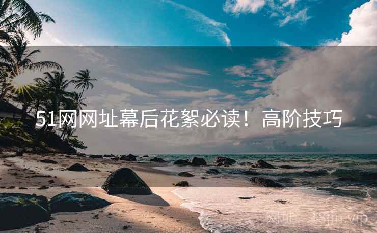 51网网址幕后花絮必读！高阶技巧