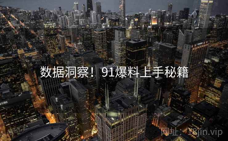 数据洞察！91爆料上手秘籍