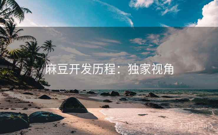 麻豆开发历程：独家视角