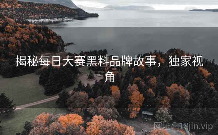 揭秘每日大赛黑料品牌故事，独家视角