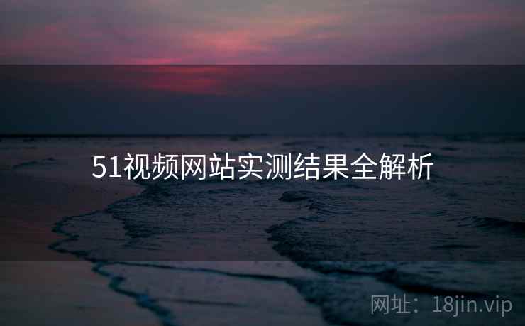 51视频网站实测结果全解析