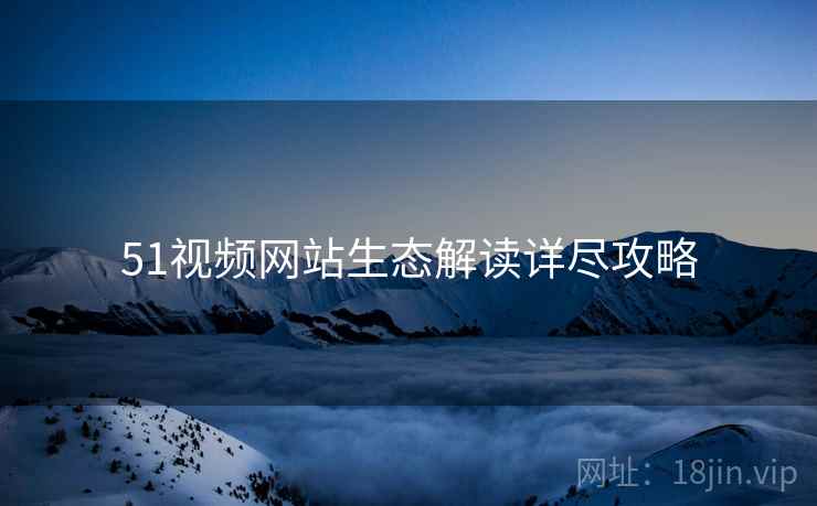 51视频网站生态解读详尽攻略