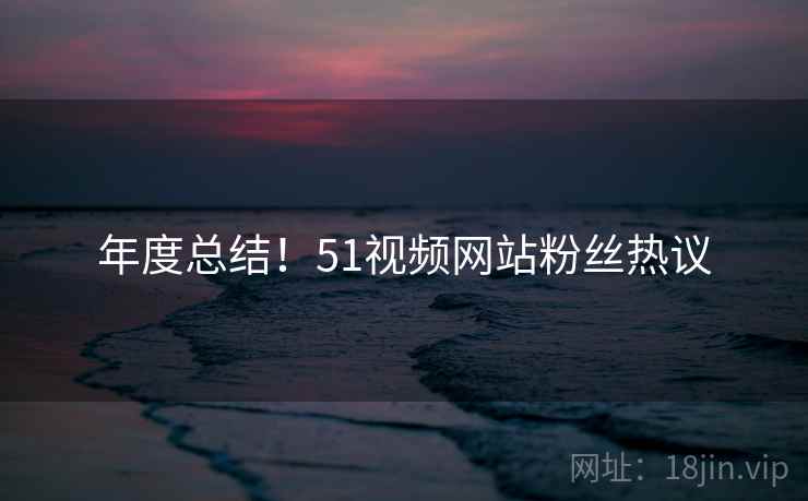 年度总结！51视频网站粉丝热议